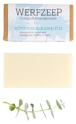 Productafbeelding van Werfzeep Schoonmaakzeep Fris 100 gram