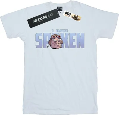 Obrázok produktu pre Star Wars - Pánske tričko "The Mandalorian I Have Spoken" BI47092 (M) (White)