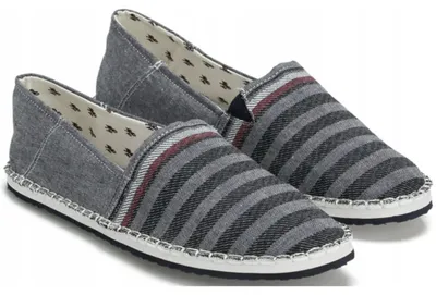 Zdjęcie produktu dla ESPADRYLE MĘSKIE TOMMY HILFIGER XM0XM01578 GRANATOWO-SZARE - Shoes: 42