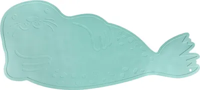 Image de ZOPA Tapis de bain en silicone antidérapant, Menthe