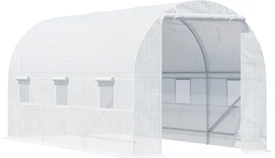 Produktbild von Outsunny Fóliový skleník Fóliový skleník Fóliový skleník pro rostliny 445x200x200 cm