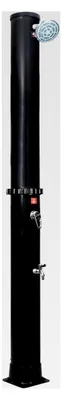 Produktbild von Solardusche 40L mit Duschkopf und Wasserhahn - Warmwasser für Garten und Pool, Outdoor-Dusche für Erfrischung und Hygiene, inklusive Montageschrauben und UV-Stabilität