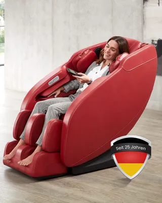 Produktbild von Massagesessel WELCON Prestige II Longlife Kunstleder rot / weinrot / bordeaux