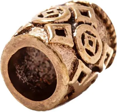 Produktbild von Wikinger Haar Bartschmuck Marit Haarperle Bronze 7670