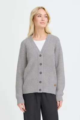 Produktbild von OXMO OXEDNA Damen Strickjacke Grobstrick Cardigan regular fit