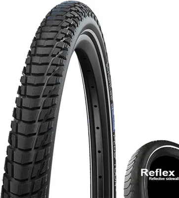 Zdjęcie produktu dla Schwalbe Marathon Plus Tour 28x2,00 (50-622) HS619 Smart DualGuard - drut, czarny, reflex