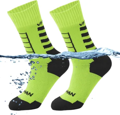Produktbild von Sportsocken Wasserdichte Outdoor-Socken Thermosocken Skisocken Atmungsaktiv Drei Schichten Verdickung zum Skifahren Radfahren Bergsteigen Größe 43-46