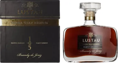Immagine prodotto di Lustau FAMILY RESERVE Solera Gran Reserva Brandy de Jerez 43% Vol. 0,5l in confezione regalo