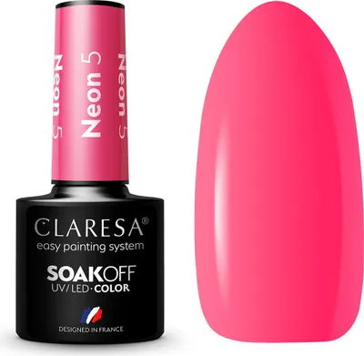 Obrázek produktu pro CLARESA Hybridní gel lak na nehty NEON 5 -5g