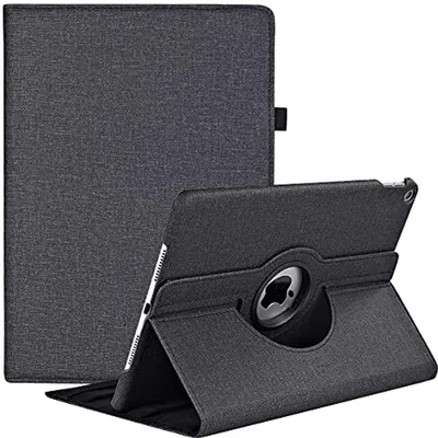 Hülle für iPad 9./8./7. Generation (2021/2020/2019) 10,2 Zoll, 360 Grad drehbare Standhülle mit automatischer