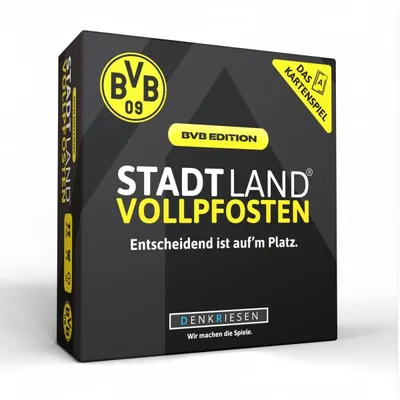Image de DENKRIESEN - STADT LAND VOLLPFOSTEN® - Le jeu de cartes - BVB EDITION - "C'est sur le terrain que tout se joue"