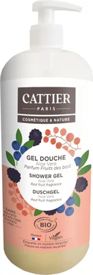 Productafbeelding van Cattier - Douchegel zonder sulfaat, geur van bosvruchten, 1 liter