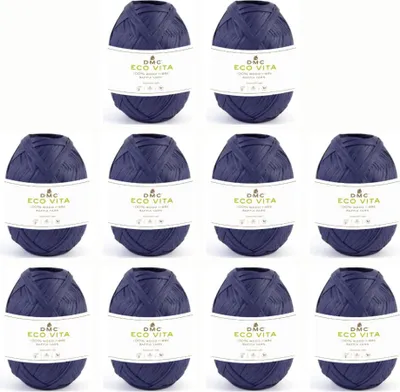 Image de 10 pelotes de DMC Eco Vita Raffia – fil écologique 100 % fibres de bois (couleur 71)