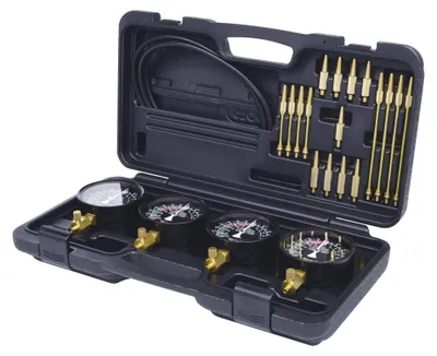 Produktbild von KS Tools Synchron-Vergaser-Testgerät mit 4 Synchronuhren, 28-tlg