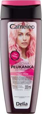 Produktbild von Cameleo Pink Hair Toner with Rose Water No Yellow Shades Tones Semi Permanent Hair Dye 200ml