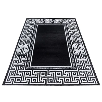 Produktbild von Parma Laby teppich kurzflor rechteckig 120x170cm schwarz
