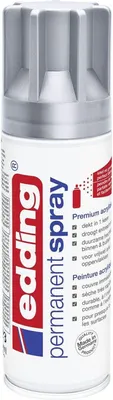 Produktbild von Edding permanent spray 5200, 200 ml, zilver mat, 0,2 l