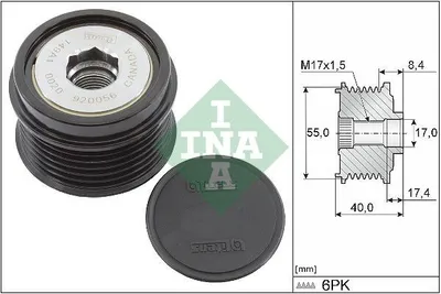 Zdjęcie produktu dla Koło pasowe alternatora INA 535 0336 10