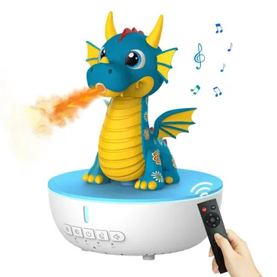 Productafbeelding van Aroma diffuser drakendesign, 400 ml ultrasone luchtbevochtiger