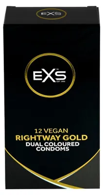 Imagen del producto de EXS Right Way Gold, preservativos, 12 unidades. Cantidad: 12 unidades