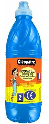 Produktbild von Cleopatre PGBB1-5, Cyan, Gouache, 1000 ml, 1 Stück(e)