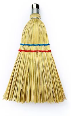Produktbild von Strohbesen Kehrbesen Handfeger Zimmerbesen Hexenbesen L28xB14cm