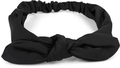 Zdjęcie produktu dla styleBREAKER Damska opaska do włosów monochromatyczna z kokardą i gumką, opaska, opaska na głowę, pinup, rockabilly, akcesoria do włosów 04026035