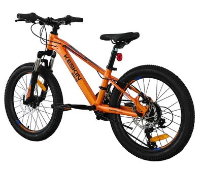 Produktbild von Mountainbike Keskin MTB1 – 20 Zoll Mountainbike – leichter Aluminium-Rahmen 21 Gang Shimano RD-TY300D/RV100 Schaltwerk, Orange