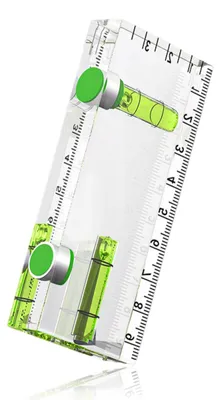 Immagine prodotto di Livella a bolla magnetica, dimensioni 95 x 40 x 14 mm, con 2 bolle di livello