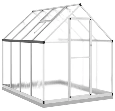 Zdjęcie produktu dla VidaXL 3266323, Srebrny, Przezroczysty, Aluminium, Polikarbonat, Stal, 1690 mm, 2020 mm
