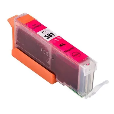 Image de Cartouche d'encre compatible avec Canon CLI-581 M XXL Magenta avec puce et indicateur de niveau de remplissage
