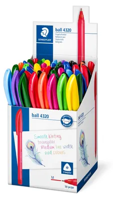 Imagen del producto de Bolígrafos Arcoíris en varios colores (lote de 50)