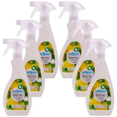 Produktbild von SODASAN Dusche & Bad Reiniger 6 x 500 ml