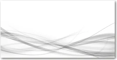 Produktbild von Tulup® Glas-Bild - 100x50 -Wandkunst - Wandbild hinter gehärtetem Sicherheitsglas  - Kunst: modern & klassisch - Abstrakte Wellen - Weiß