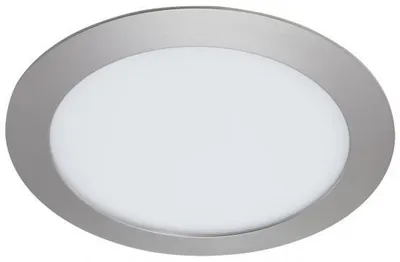 Produktbild von Briloner LED Einbauleuchte Panel Nickel matt rund Ø22,5cm IP44 18W 1800lm Neutralweiß 4000K 4-Stufen-Dimmbar