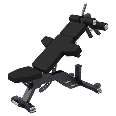 Produktbild von GORILLA SPORTS Hantelbank verstellbar – Schrägbank & Flachbank, 11 Positionen, Stahl, 900 kg Belastbarkeit, Home Gym