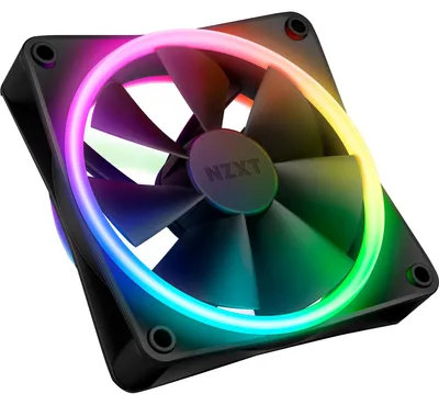 Productafbeelding van F120 RGB DUO Single 120x120x25 (zwart, enkele ventilator, zonder controller, 120 mm)