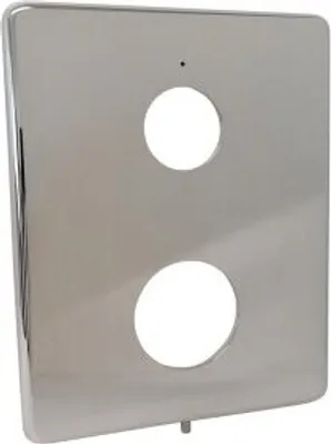 Produktbild von Grohe Eurodisc SE Abdeckplatte für Selbstschluss-Thermostat-Brausebatterie chrom - 43541000