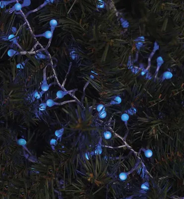 Produktbild von LED-Weihnachtskette, 2,4 m, blau, 288 LEDs, Timer