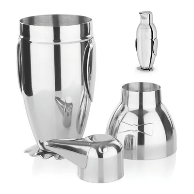 Produktbild von Pinguin Cocktail Shaker aus Edelstahl mit Sieb, 500 ml, für klassische und kreative Cocktails