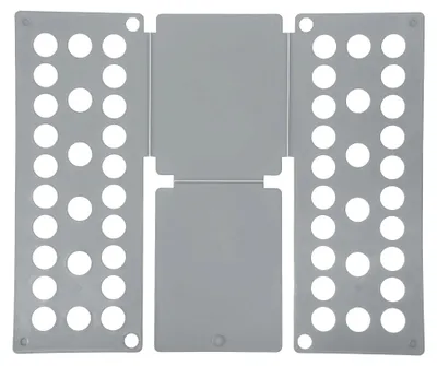 Produktbild von Shirt Folder Board, T-Shirt Kleiderfalter Faltbrett Faltbare Kunststoff T-Shirt Organizer für Kleiderschrank Schublade Einfache Kleidungsaufbewahrung (Grau, 48 x 40 cm)
