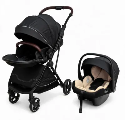 Obrázek produktu pro Kočárek, multifunkční, skládací design, 809-2IN1-černý
