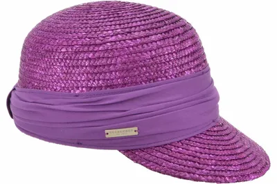 Seeberger elegante Strohborten Cap mit UV Schutz 80 in rosa