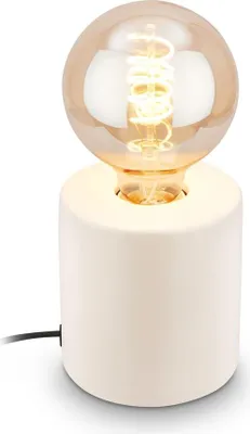 Produktbild von Tischlampe Tischleuchte Schlafzimmer Büro Kabelschalter Keramik Flur