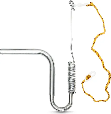 Obrázok produktu pre relaxdays 10018253_0 relaxdays Hundeleine für's Fahrrad   silber 21,5 x 5,0 x 47,0 cm