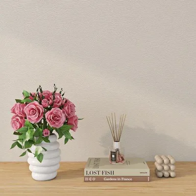Zdjęcie produktu dla Folia samoprzylepna Unyqoos® o strukturze, wodoodporna, kolor beżowy, 40 cm x 5 m – folia PVC do mebli z wzorzystą powierzchnią tylną, idealna do ścian, mebli, kuchni i łazienek