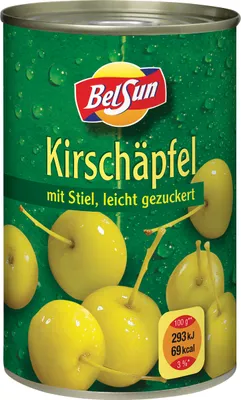 Obrázok produktu pre Steinhaus baby čerešňové jablká so stopkou jemne pocukrované 425ml