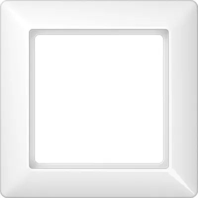 Image de Jung AS581WW Cadre simple blanc alpin