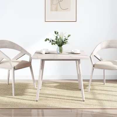 Immagine prodotto di Piano Tavolo Bianco 70x70x2,5cm Legno Massello di Pino Quadrato
