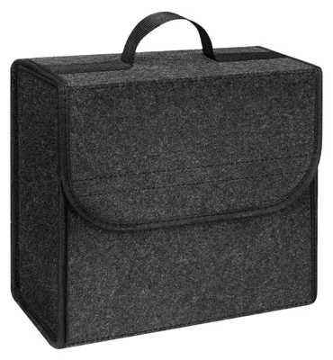 Produktbild von Kofferraum Organizer Tasche Filz 12"x6"x12" faltbar mit Klappe für Auto LKW
